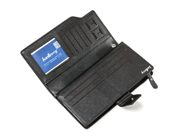 Men's Leather Zipper Wallet