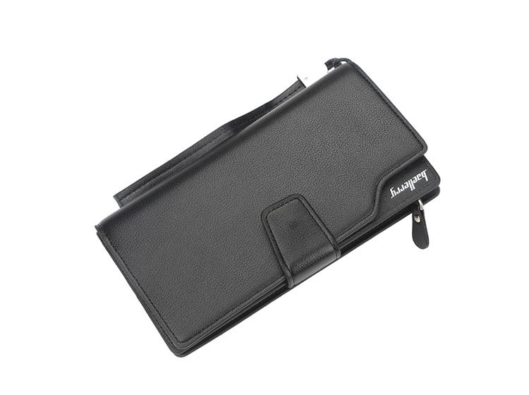 Men's Leather Zipper Wallet