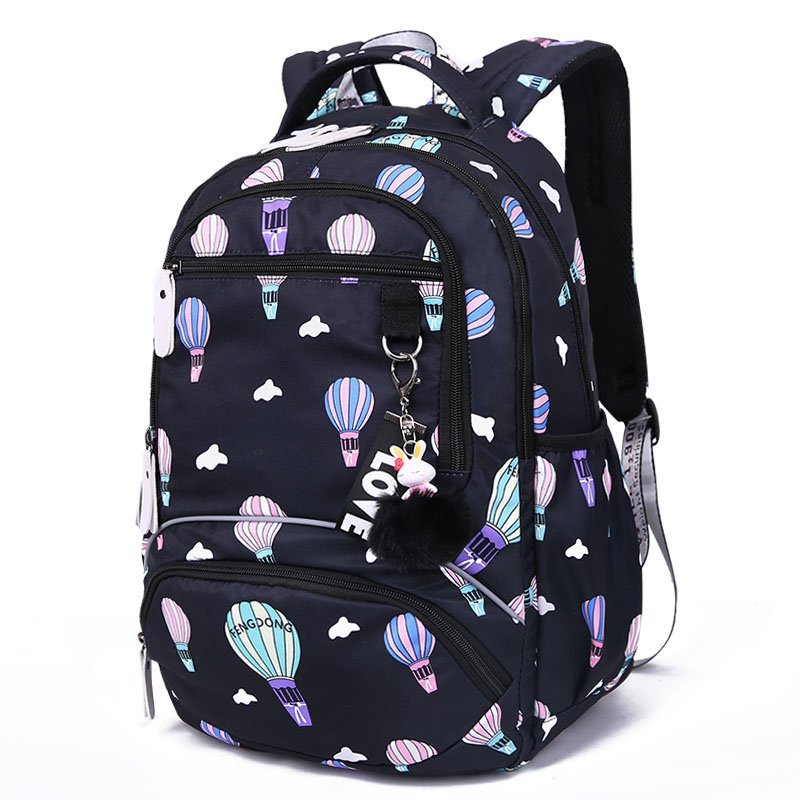 Printed Large School Backpack for Teenage Girls