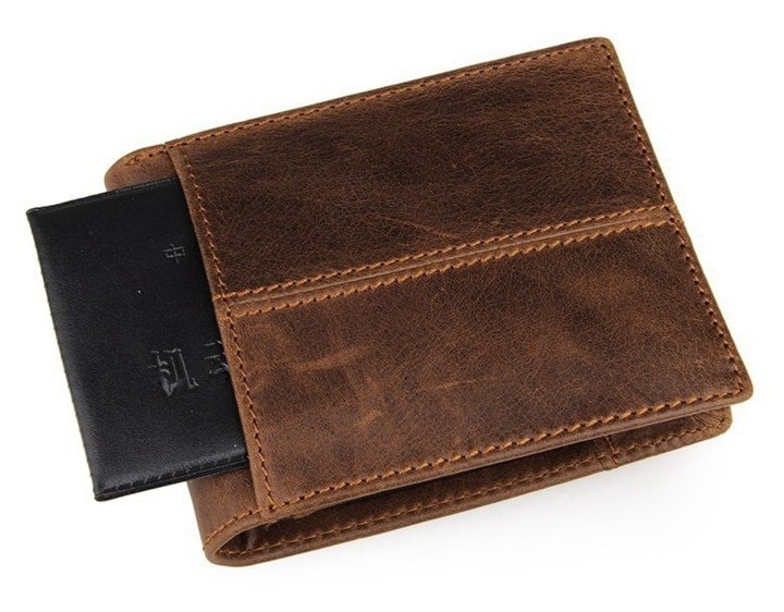 Men's Genuine Leather Short Wallet