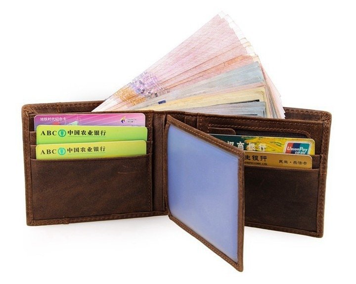 Men's Genuine Leather Short Wallet