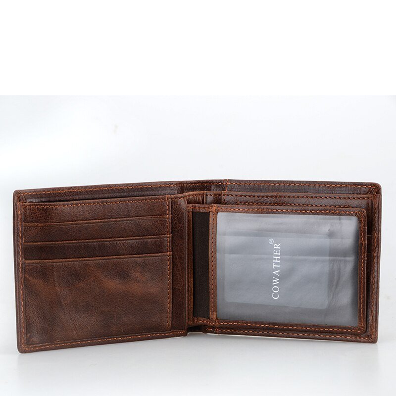 Men's Genuine Leather Short Wallet