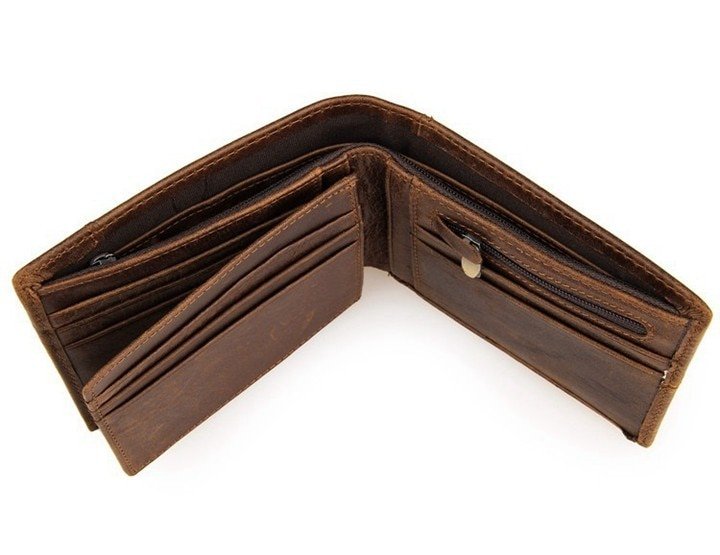 Men's Genuine Leather Short Wallet