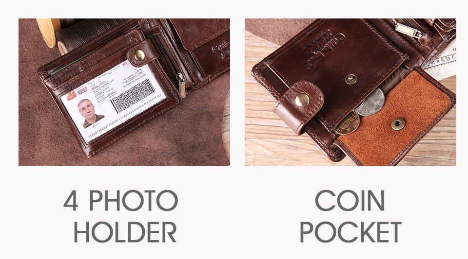 Men's Compact Leather Wallet