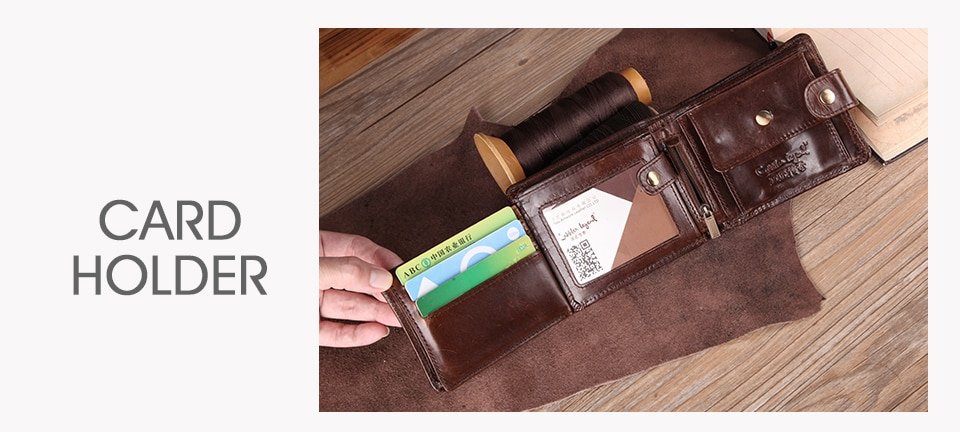 Men's Compact Leather Wallet