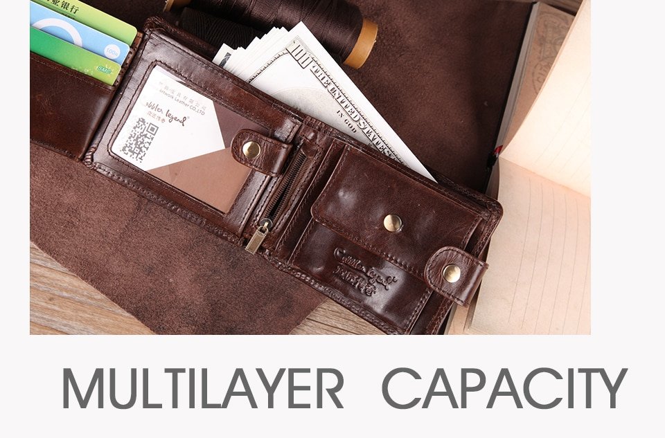 Men's Compact Leather Wallet