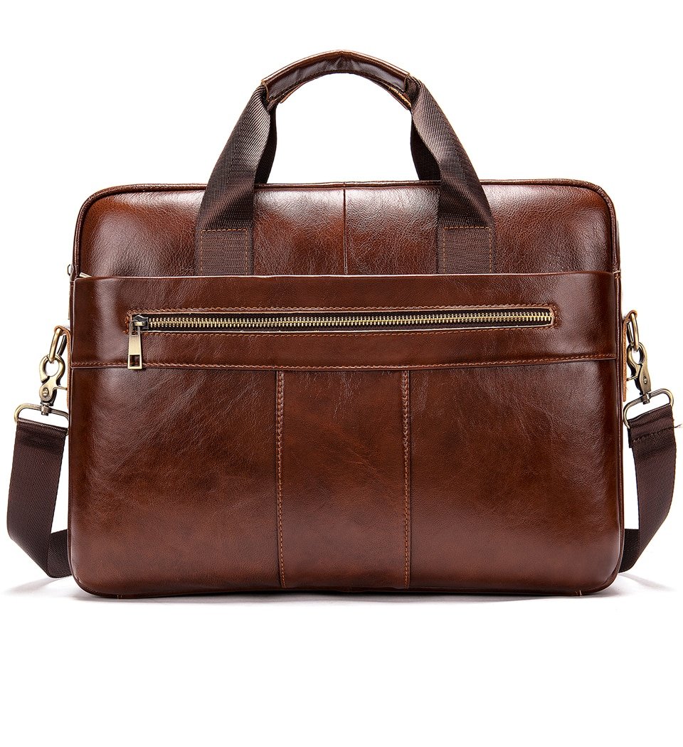 Men's Business Style Leather Bag