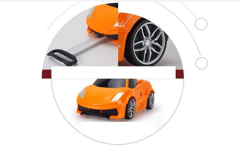 Kid's Car Shaped Luggage Suitcase