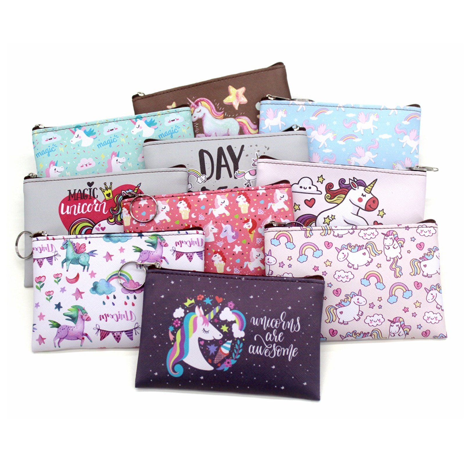 Cartoon Unicorn Themed Coin Purse