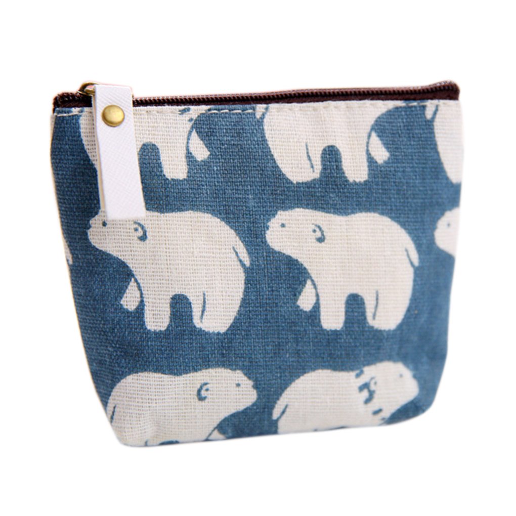 Nordic Style Mini Canvas Coin Purse