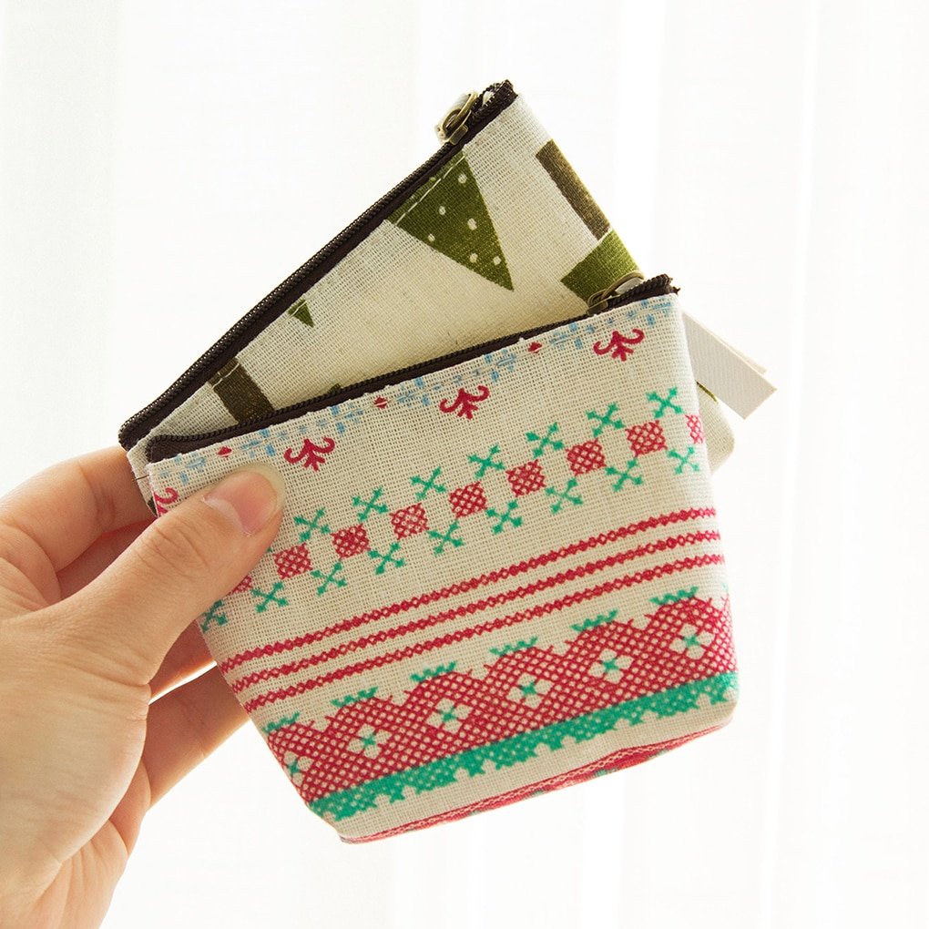 Nordic Style Mini Canvas Coin Purse