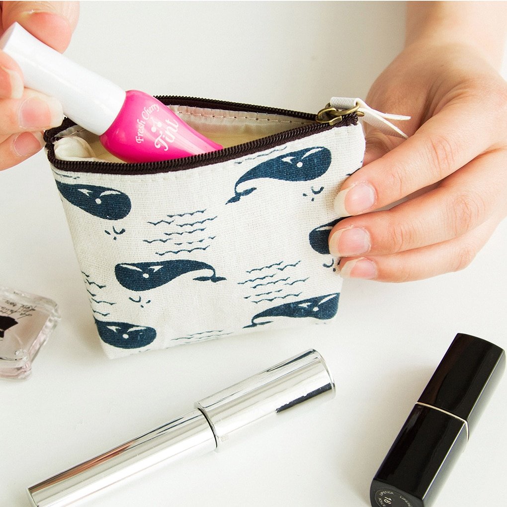 Nordic Style Mini Canvas Coin Purse