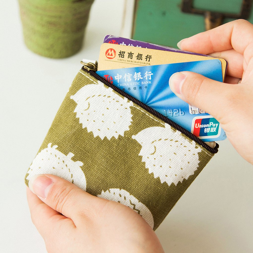 Nordic Style Mini Canvas Coin Purse