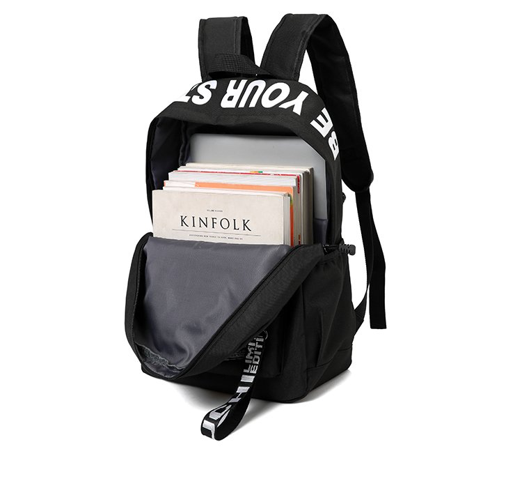 Teenager's Letter Printed School Backpack