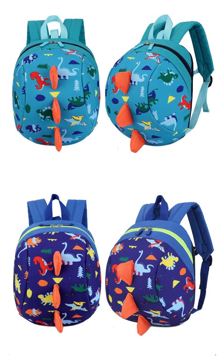 Kid's Dinosaurs Printed Backpack