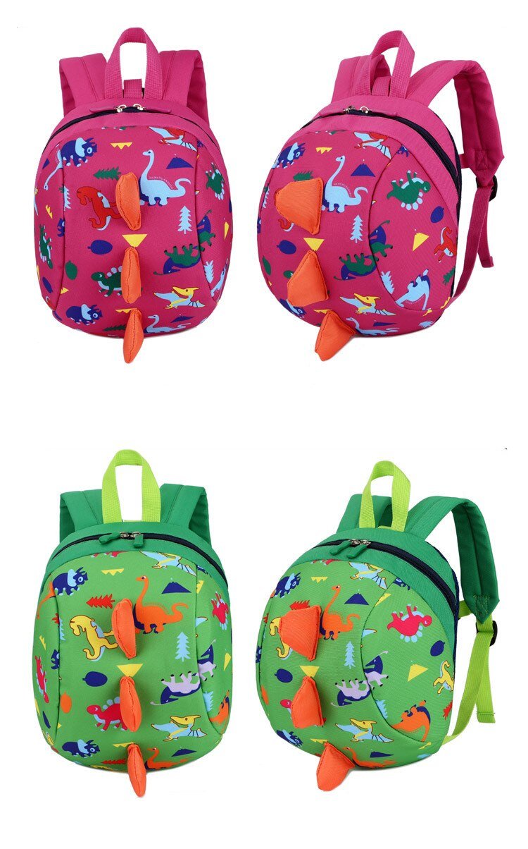Kid's Dinosaurs Printed Backpack