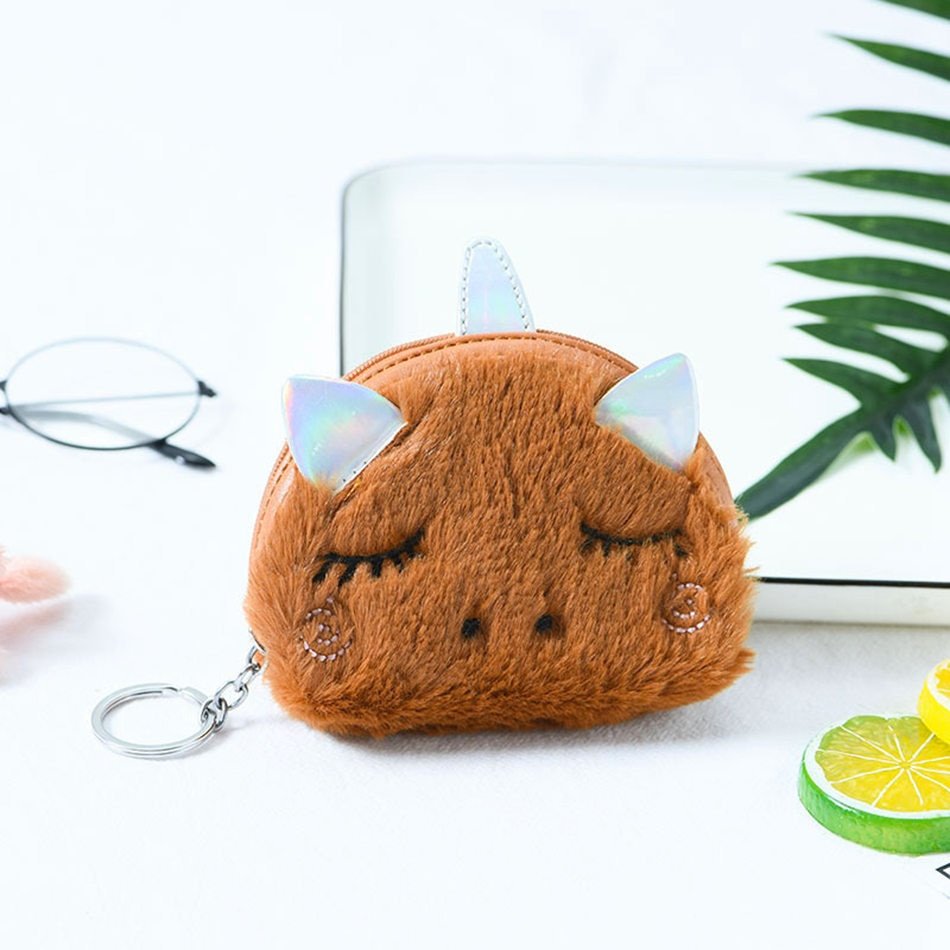 Unicorn Mini Plush Coin Purse