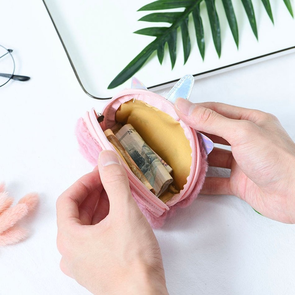 Unicorn Mini Plush Coin Purse