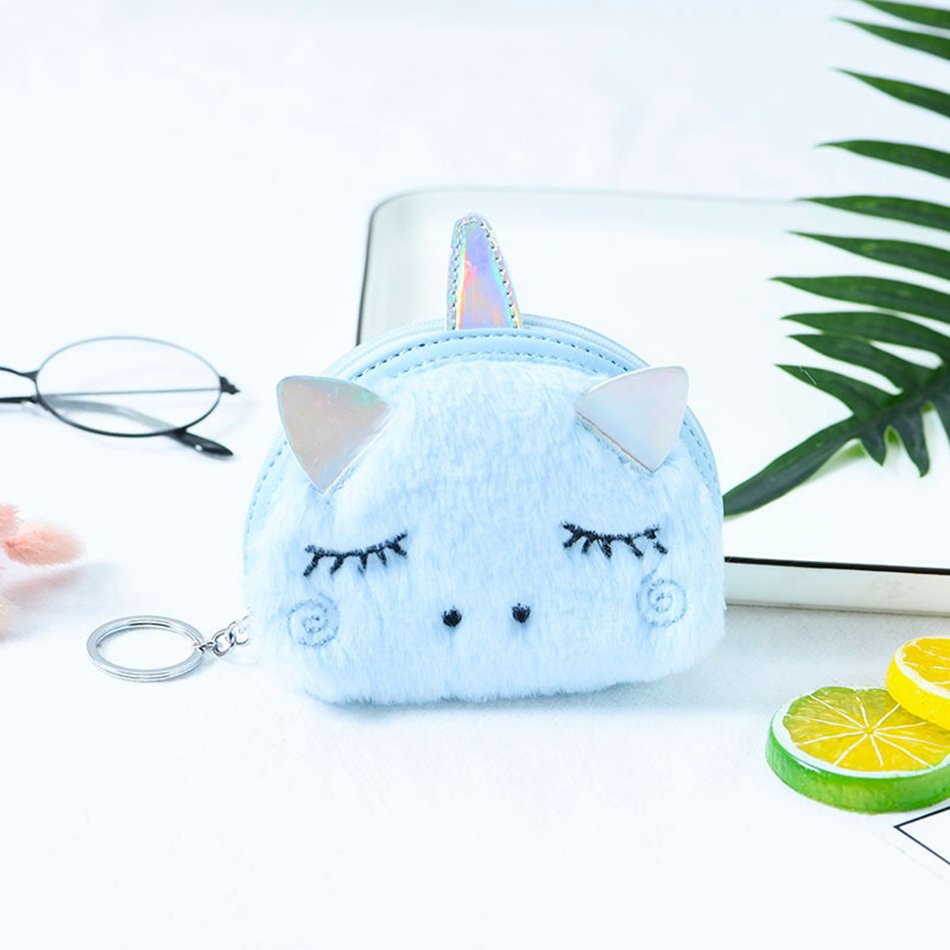 Unicorn Mini Plush Coin Purse
