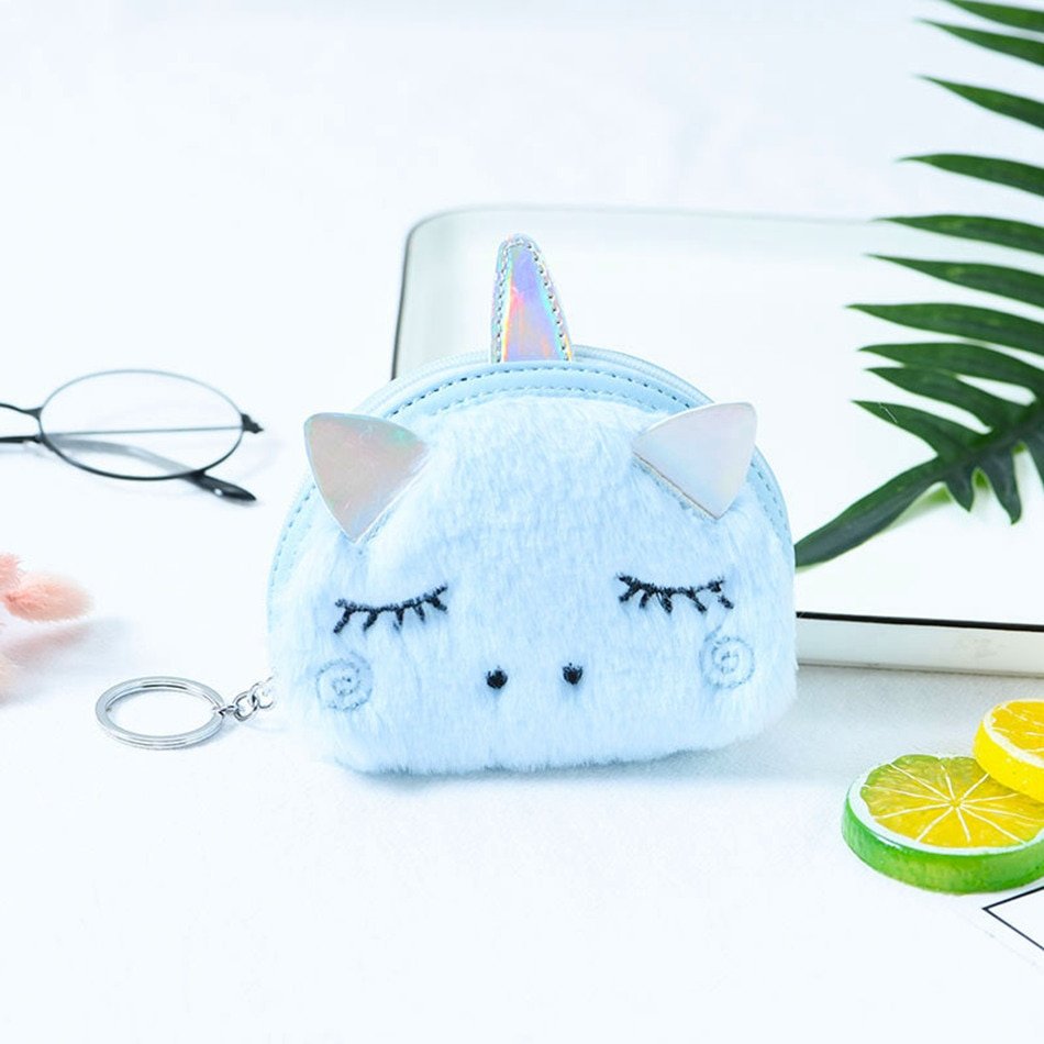 Unicorn Mini Plush Coin Purse