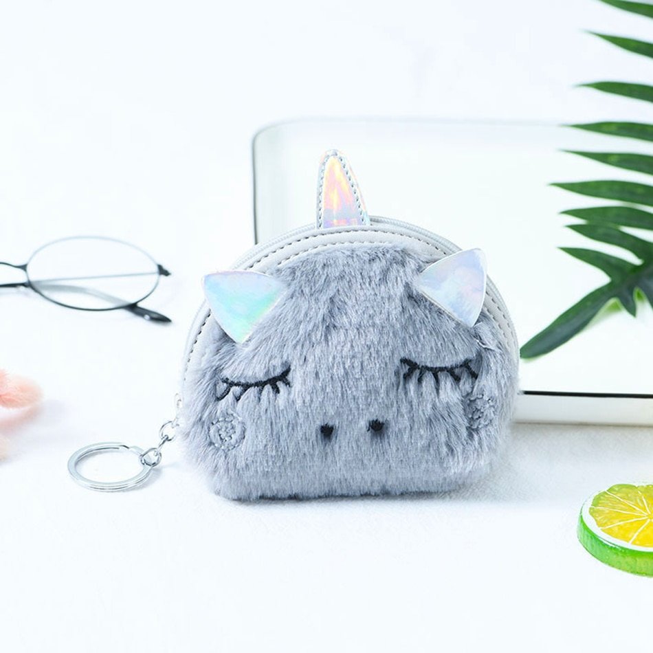 Unicorn Mini Plush Coin Purse
