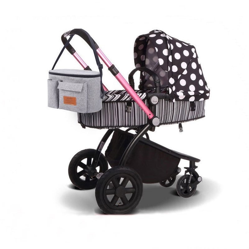 Zippered Plain Diaper Bag