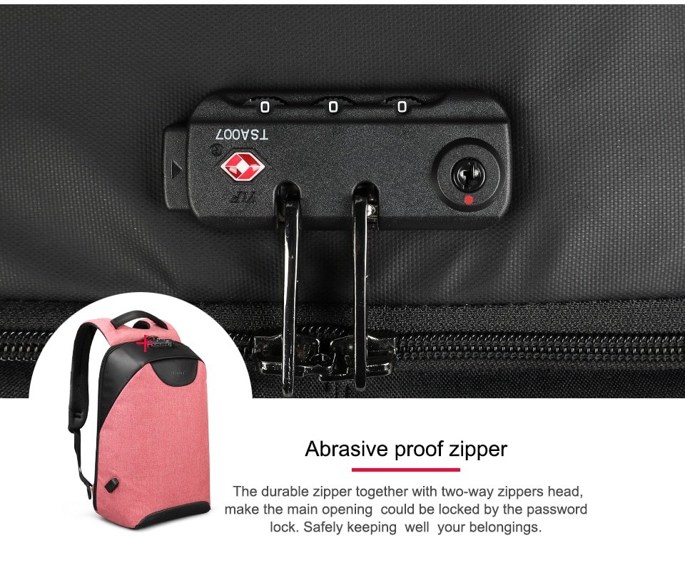 Women's Anti Theft Laptop Backpack with TSA Lock