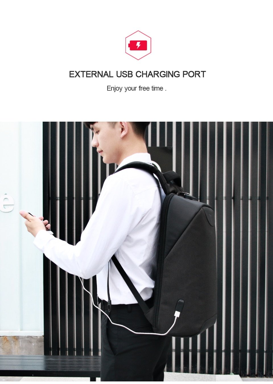 Women's Anti Theft Laptop Backpack with TSA Lock