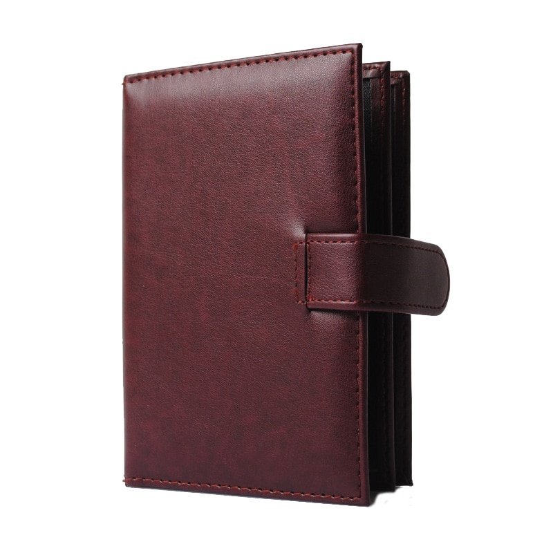 Faux Leather Passport Cover with Driver License Compartment
