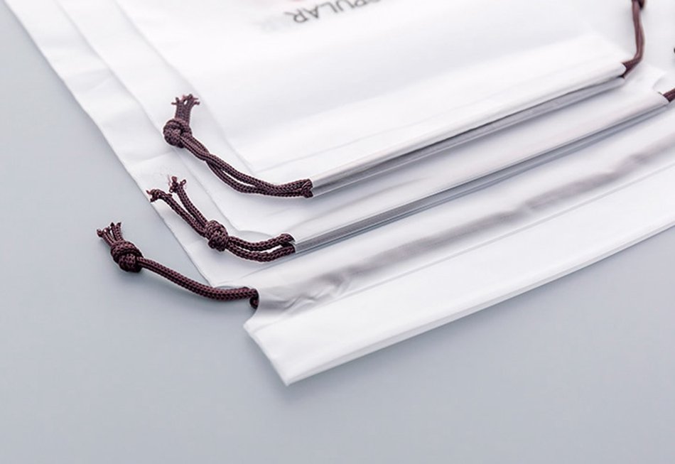 Women's Bear Printed Transparent Cosmetic Bag