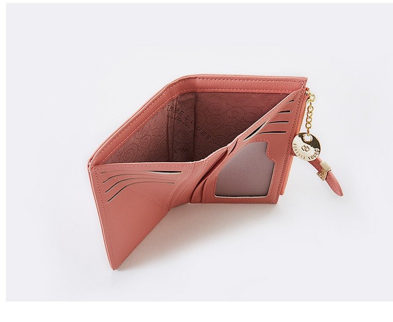 Women's PU Leather Short Wallet