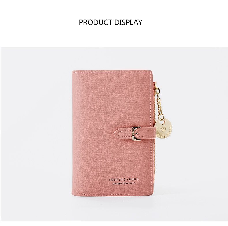 Women's PU Leather Short Wallet