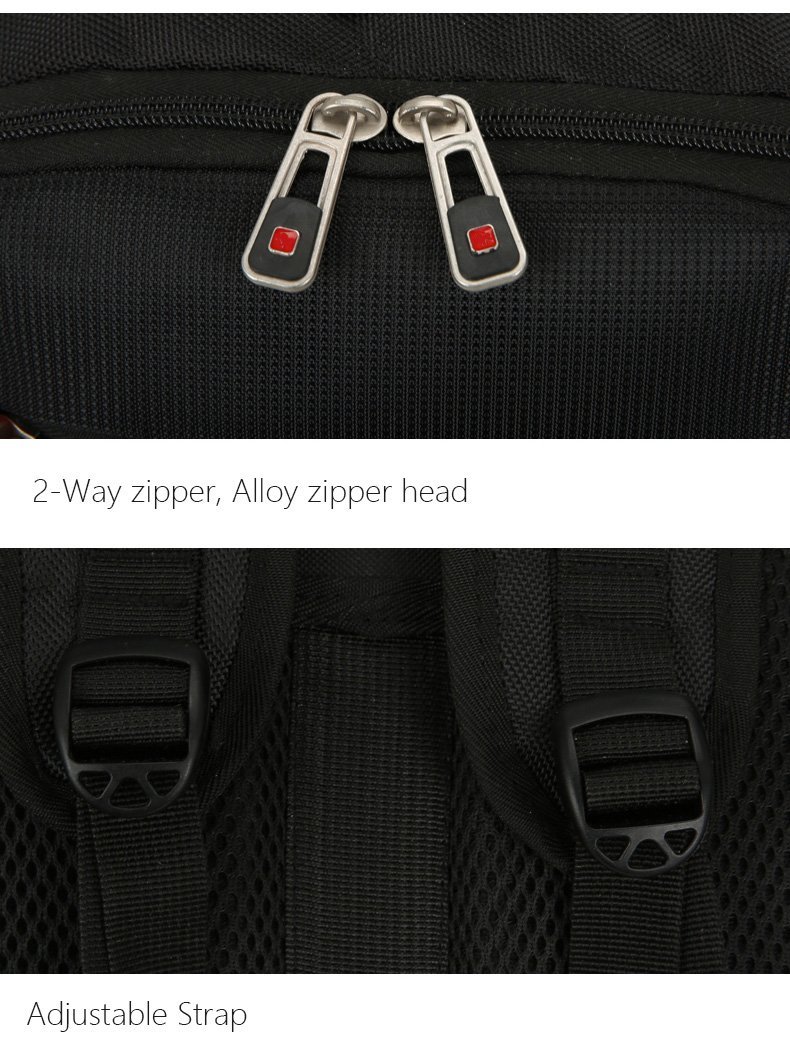 Men's Multifunctional Waterproof Backpack with USB Support